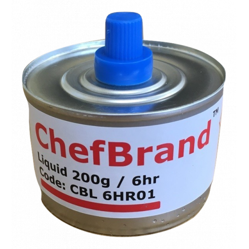 Chefbrand chafing fuel liquid 6 hour