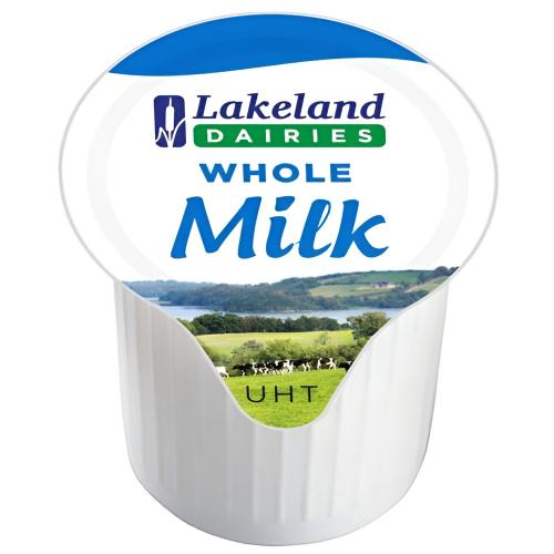 Lakeland full fat milk portion blue 12ml