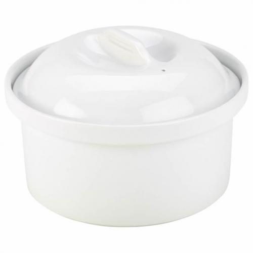 Royal genware porcelain casserole dish round 1 5l 50oz