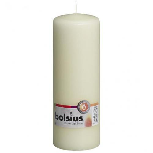 Bolsius pillar candle ivory 70mm diameter 200mm tall