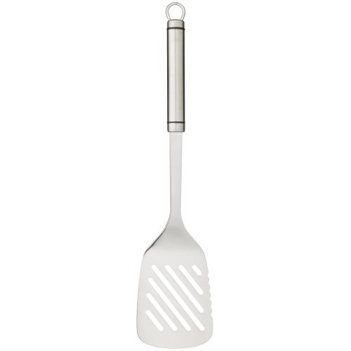Kitchen craft professional stainless steel long oval handled slotted turner