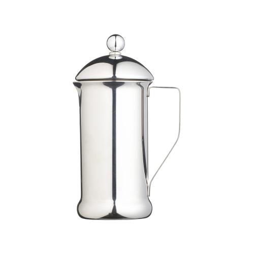Single walled cafetiere stainless steel 350ml 3 cup