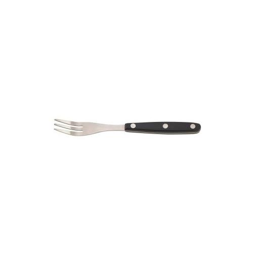 Steak fork black poly handle