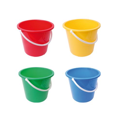 Plastic bucket red 8l 2 1 gal