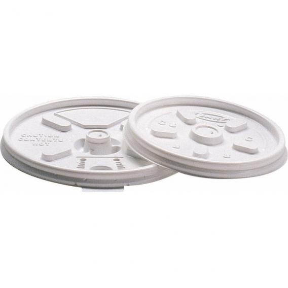 Vented lid for foam container 8oz 23cl