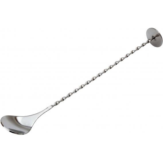 Cocktail mixing spoon with ingredient crusher 28cm 11