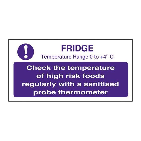 Fridge check temperature 4x8