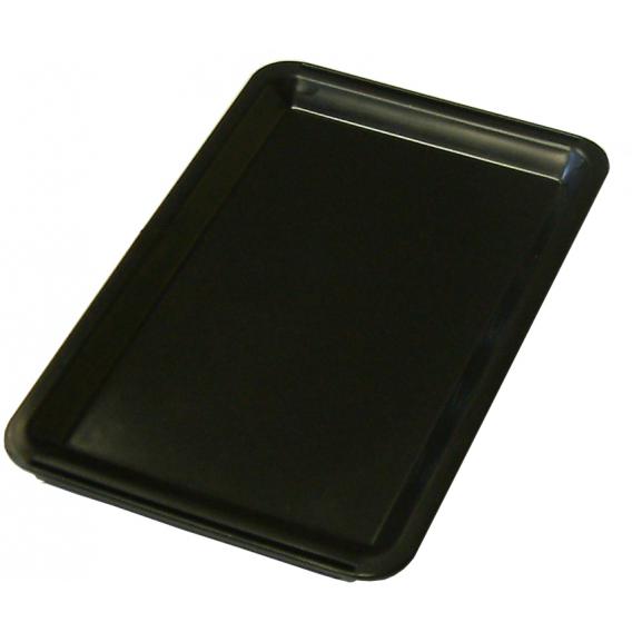 Change receipt tip tray black plastic oblong 16x11cm 6 75x4 5