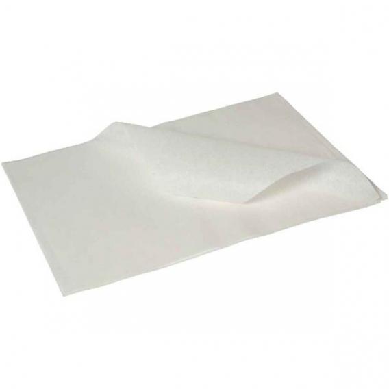 Genware white greaseproof paper 25x20cm