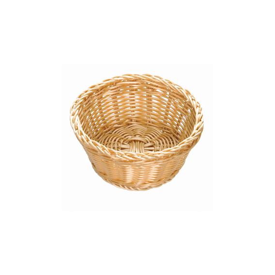 Handwoven ridal round basket natural