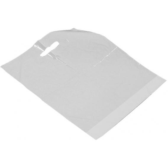 6x7x12 white plastic carrier bag