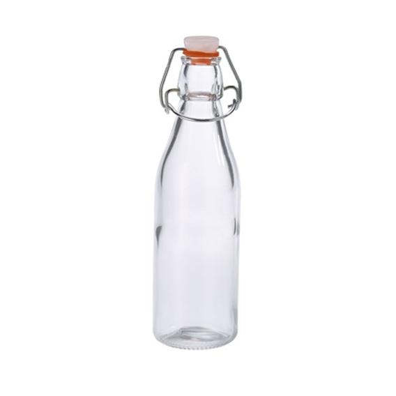 Genware glass swing bottle 250ml