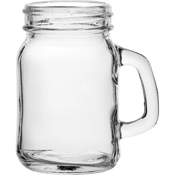 Tennessee mini handled jam jar glass 13 5cl 4 75oz jeremiah weed style