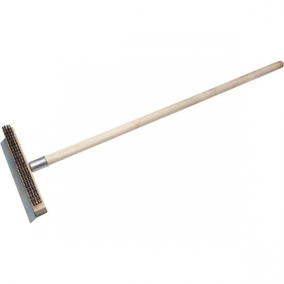 Wooden handle for oven brush and scraper handle only
