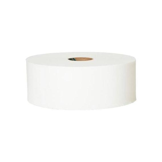 Basic 2 ply jumbo toilet roll white 60mm core