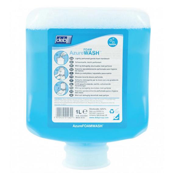 Deb stoko refresh azure foam gentle foam hand wash cartridge 1l