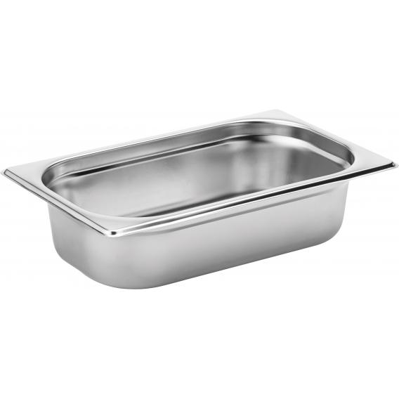 Stainless steel gastronorm 1 4 100mm deep