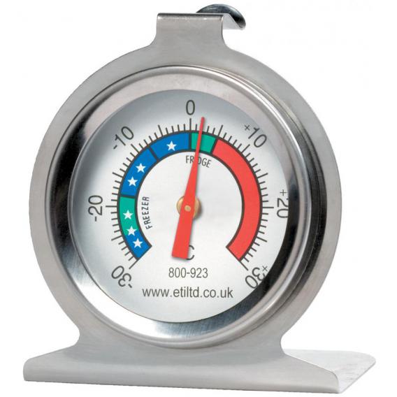Fridge freezer dial thermometer