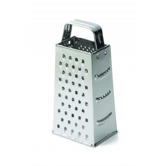 Stainless steel tapered box grater