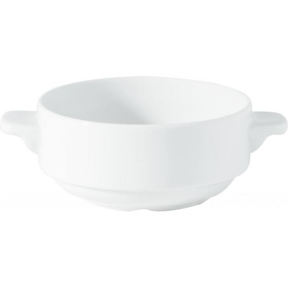 Titan porcelain lugged soup bowl 28cl 10oz