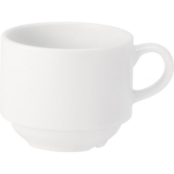 Pure white economy stacking cup 20cl 7oz