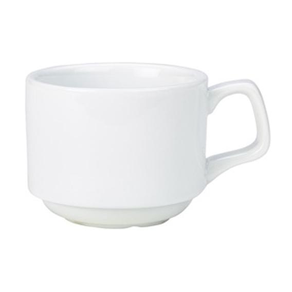 Royal genware porcelain stacking cup 20cl 7oz