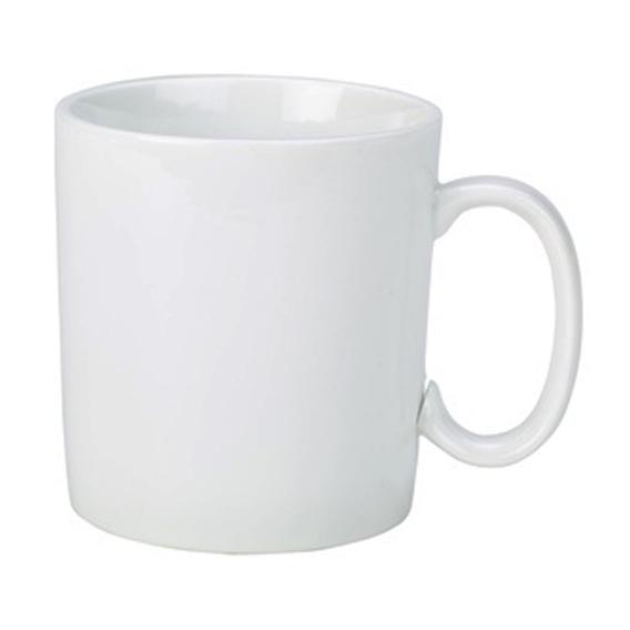 Royal genware porcelain straight sided mug 34cl 12oz