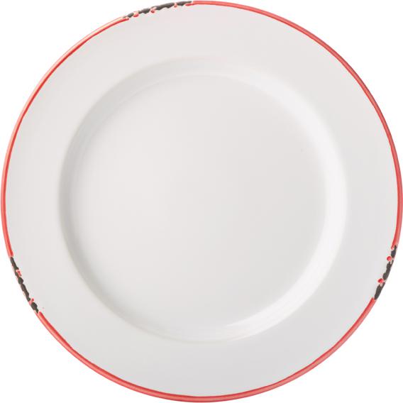 Avebury red plate 26cm 10
