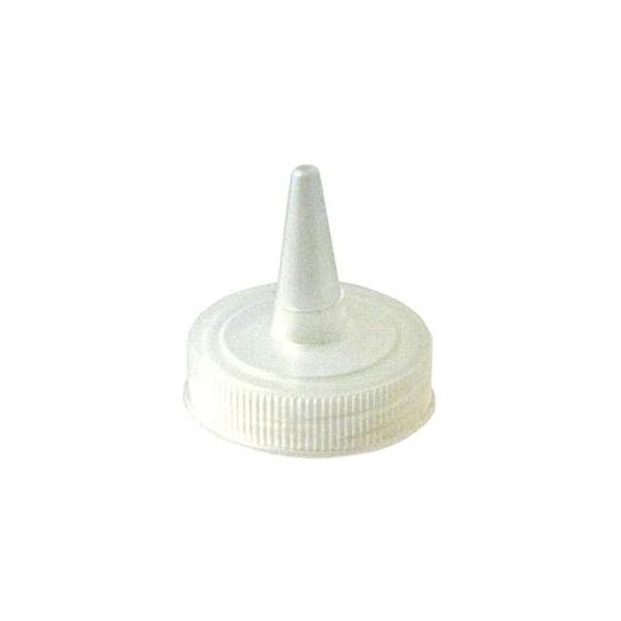 Clear squeezy sauce bottle spare top for 8 12oz