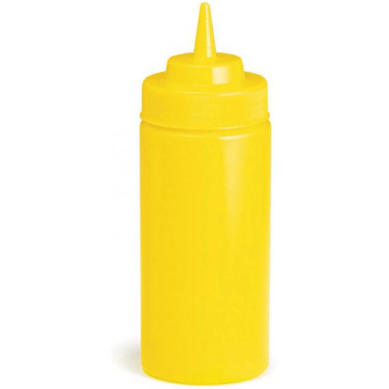 Widemouth squeeze dispenser yellow 236ml 8oz 53mm