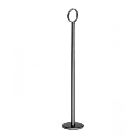 Black number stand with flat bottom 30cm