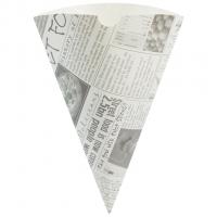 5oz newsprint chip cone