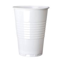 7oz white non vending plastic cup