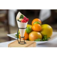 Biodegradable bamboo small wooden serving cone 5x5 5x12 5cm
