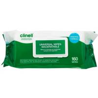 Clinell universal maceratable sanitising wipes 160 wipes