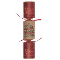 Crackers eco charity red kraft tree recyclable 28cm 11