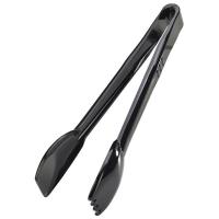 High heat plastic straight edge tong black 9 23cm