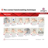 Jangro guide to hand washing task card a4