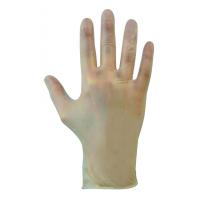 Jangro pre powdered vinyl disposable gloves clear medium