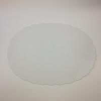 Paper lace tray doyley oval white 27x19cm