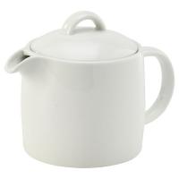 Royal genware porcelain solid teapot 39cl 13 75oz