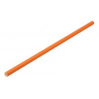 Straight straw paper orange 20cm 8 x 6mm