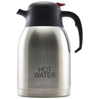 Vacuum jug push button inscribed hot water stainless steel 2l