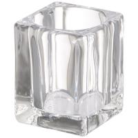 Bolsius relight holder square plus clear candle