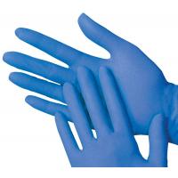 Household latex rubber gloves blue medium
