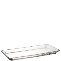Crystal serving tray rectangular 30x14cm 11 75 x 5 5