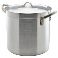 Genware deep stockpot lid 28cm 17 litre