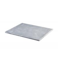 Grey rectangular marble platter 32x26cm