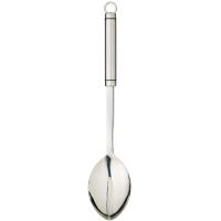 Kitchen craft professional stainless steel long oval handled cooking spoon