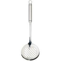 Kitchen craft professional stainless steel long oval handled skimmer